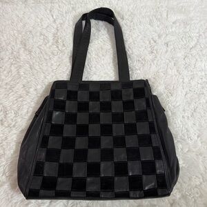 Brizzolari Italian Leather Shoulder Bag in Black